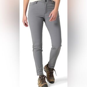 Women’s Wrangler All Terrain Gear Water resistant skinny mid rise pants 10 Tall